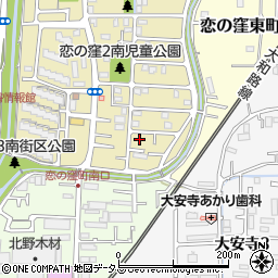 奈良県奈良市恋の窪2丁目17-2周辺の地図