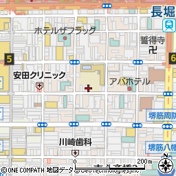 大阪府大阪市中央区東心斎橋1丁目14-14周辺の地図