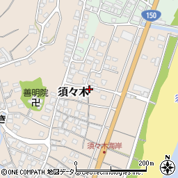 静岡県牧之原市須々木389-1周辺の地図
