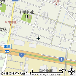 静岡県浜松市中央区米津町1531周辺の地図