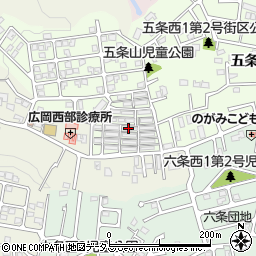奈良県奈良市五条西2丁目5-43周辺の地図