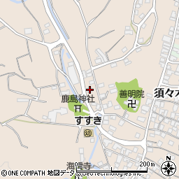 静岡県牧之原市須々木332周辺の地図