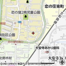 奈良県奈良市恋の窪2丁目17-5周辺の地図
