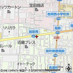 大阪府東大阪市新町4-13周辺の地図