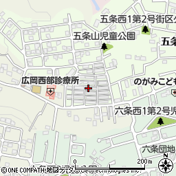 奈良県奈良市五条西2丁目5-44周辺の地図