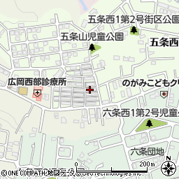 奈良県奈良市五条西2丁目5-39周辺の地図