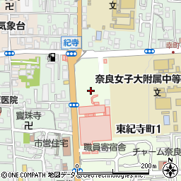 市立奈良病院周辺の地図