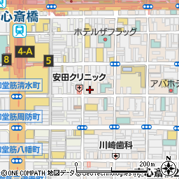 パフェテリア・パル心斎橋周辺の地図