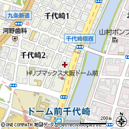 グラン・コート大阪ドーム前周辺の地図