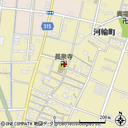 静岡県浜松市中央区河輪町610周辺の地図