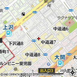 神戸中道郵便局 ＡＴＭ周辺の地図