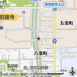 奈良県奈良市五条町6-17周辺の地図