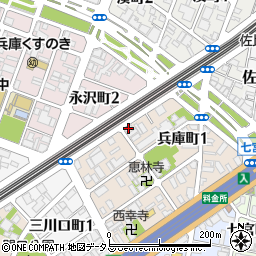 カナエ商事周辺の地図