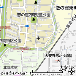 奈良県奈良市恋の窪2丁目17-36周辺の地図