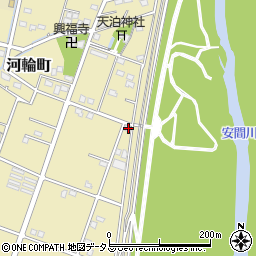静岡県浜松市中央区河輪町409周辺の地図