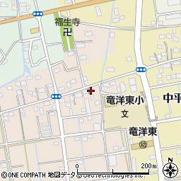 静岡県磐田市西平松205周辺の地図