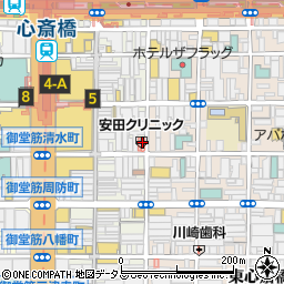 株式会社大黒屋　心斎橋店周辺の地図
