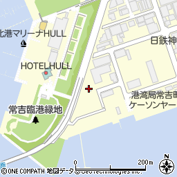 大阪市漁業協同組合周辺の地図