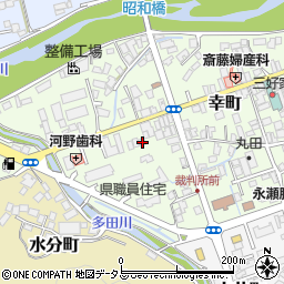 島根県益田市幸町1-15周辺の地図