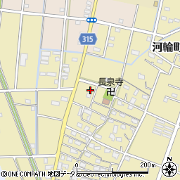 静岡県浜松市中央区河輪町614周辺の地図