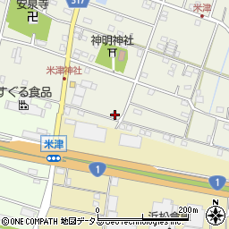 静岡県浜松市中央区米津町1525周辺の地図