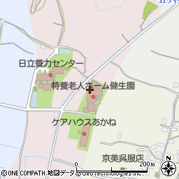 岡山中央福祉会　特別養護老人ホーム　健生園周辺の地図