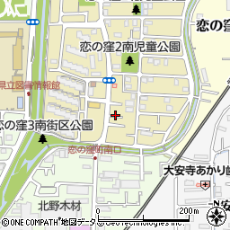 奈良県奈良市恋の窪2丁目19周辺の地図
