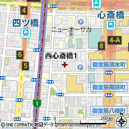 心斎橋かとう周辺の地図