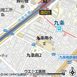 大阪市立九条南小学校周辺の地図