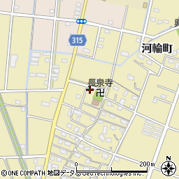 静岡県浜松市中央区河輪町612周辺の地図