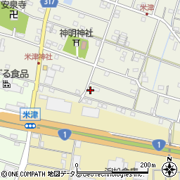静岡県浜松市中央区米津町1528周辺の地図