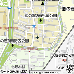 奈良県奈良市恋の窪2丁目19-10周辺の地図