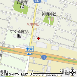 静岡県浜松市中央区米津町1514周辺の地図
