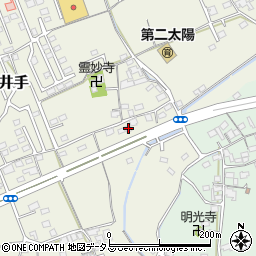 岡山県総社市井手381周辺の地図