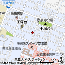 兵庫県神戸市西区王塚台5丁目122周辺の地図