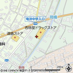 静岡県磐田市岡1006周辺の地図
