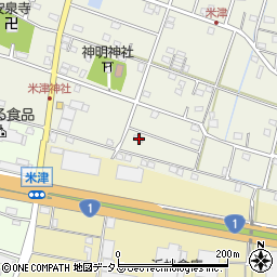 静岡県浜松市中央区米津町1529周辺の地図
