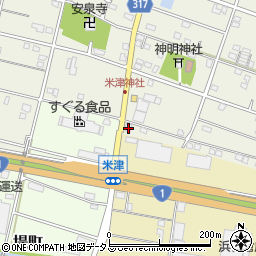 静岡県浜松市中央区米津町1515周辺の地図