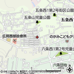 奈良県奈良市五条西2丁目5-73周辺の地図
