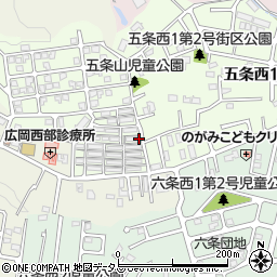 奈良県奈良市五条西2丁目5-71周辺の地図