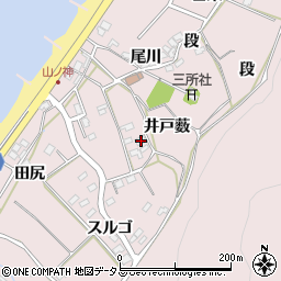 愛知県田原市野田町井戸薮32周辺の地図