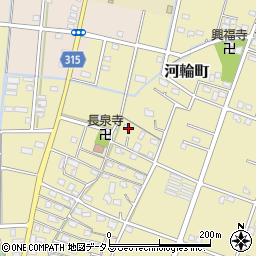 静岡県浜松市中央区河輪町601周辺の地図