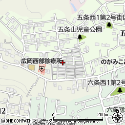 奈良県奈良市五条西2丁目5-60周辺の地図