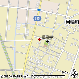 静岡県浜松市中央区河輪町615周辺の地図