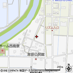 静岡県浜松市中央区西島町38周辺の地図