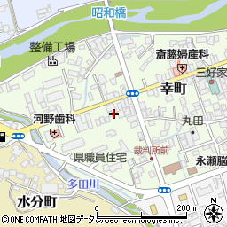 島根県益田市幸町1-17周辺の地図