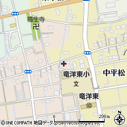 静岡県磐田市西平松157周辺の地図