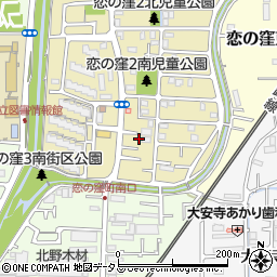 奈良県奈良市恋の窪2丁目19-17周辺の地図