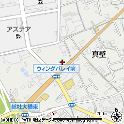 岡山県総社市真壁1458-1周辺の地図