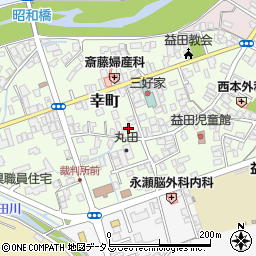 島根県益田市幸町5-29周辺の地図